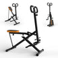 Squat Machine For Home, Assist Trainer For Glutes Workout Foldable With Resistance Bands, For Botty Glutes Butt Thighs, Ab Back Leg Press Hip Thrust For Home Gym Fitness-Black